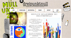 Desktop Screenshot of dreipunktnull.org